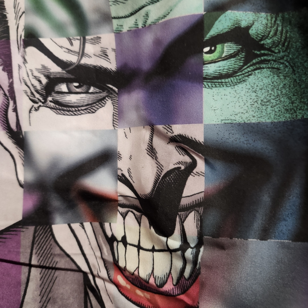 DC Comics Joker Vs Batman Checkered Windbreaker - Picture 13 of 16